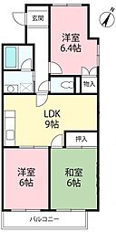 間取図画像 3LDK