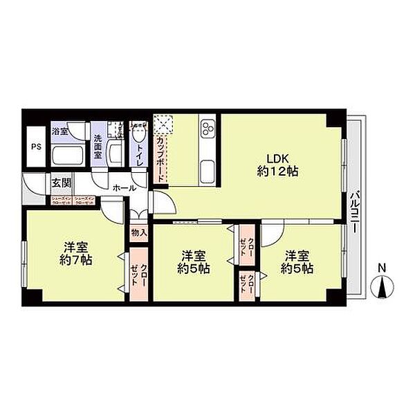 3LDKの70.48m2！2026年にフルリフォーム済み！