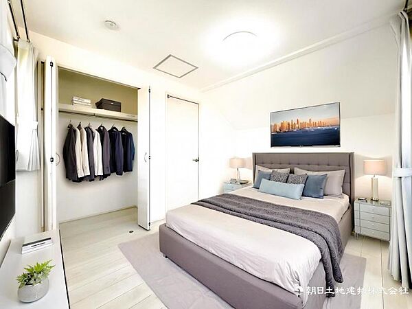 (画像は実際の室内写真をもとに、家具・調度品の配置例をCG合成したものです。また、家具等は販売価格に含まれません。)