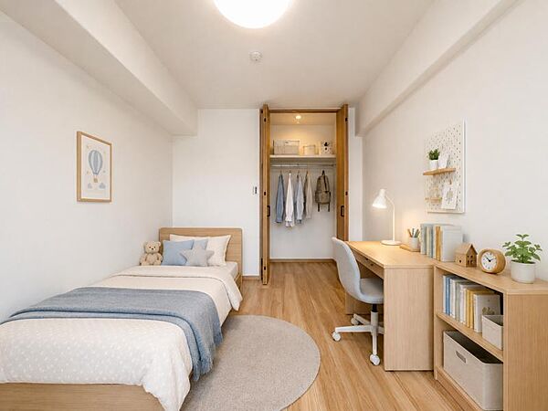 (画像は実際の室内写真をもとに、家具・調度品の配置例をCG合成したもので、実際とは多少異なります。また、家具等は販売価格に含まれません。)