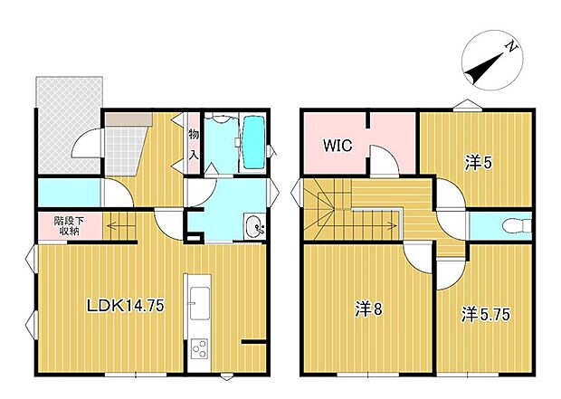 陽当たり良好な3LDK