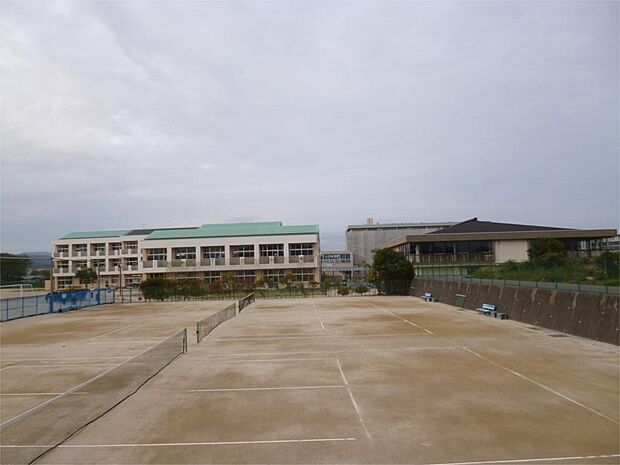 日立市立泉丘中学校(554m)