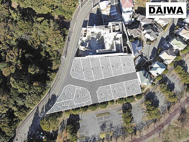 上空写真(造成CGイメージ加工)□■現地ご案内&ご来店予約受付しております!■□お気軽にお問合せ下さい♪