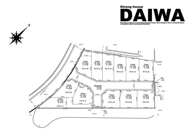 ■全体区画図■大和建設では、24時間NETから来店予約・モデルハウス見学もご予約受付中♪お気軽にご相談ください!