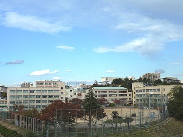 神戸市立垂水中学校　約1700ｍ