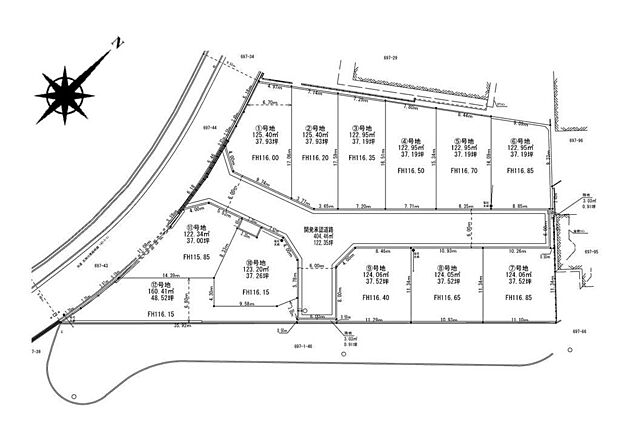 ■全体区画図■大和建設では、24時間NETから来店予約・モデルハウス見学もご予約受付中♪お気軽にご相談ください！