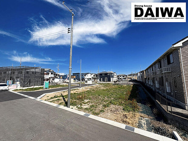 ■現地写真(造成イメージ加工)■教育施設・お買い物施設も徒歩圏内に整った充実の生活環境です♪