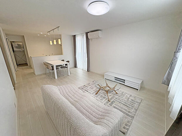 ■LDK■床暖房を設置するので冬でも快適に過ごせるリビング・ダイニング♪