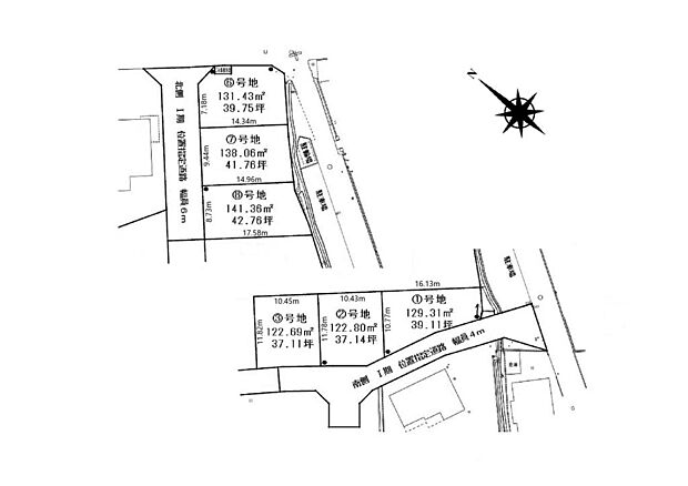 ■全体区画図■大和建設では、24時間NETから来店予約・モデルハウス見学もご予約受付中♪お気軽にご相談ください！