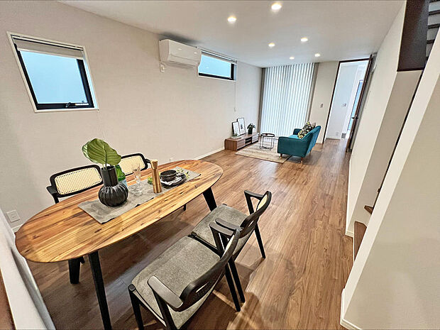 ■LDK■荷物が多くなりがちなLDKにも収納スペースをたっぷり設けました◎