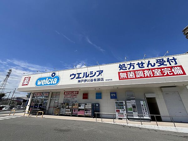 ウエルシア神戸伊川谷町有瀬店　約300ｍ