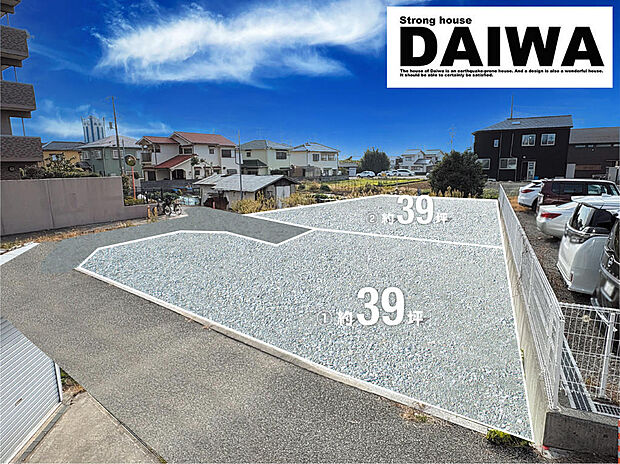 ■現地写真(造成イメージ加工)■ご希望の区画をご納得頂けるまで無料プランニングいたします♪