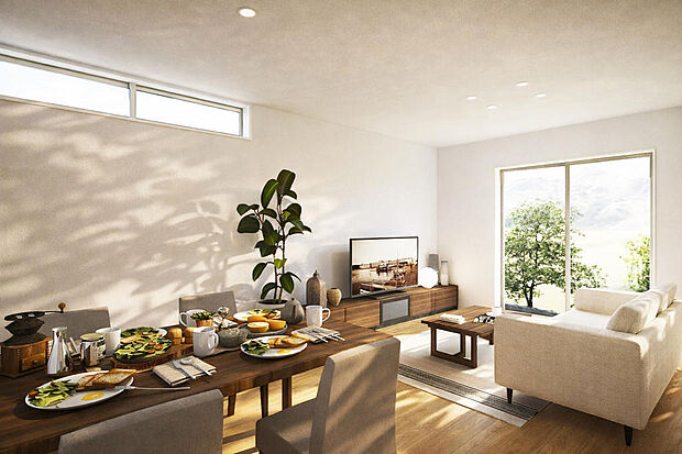 ■完成イメージパース■収納スペースたっぷり確保したお家♪物持ちさんも安心♪