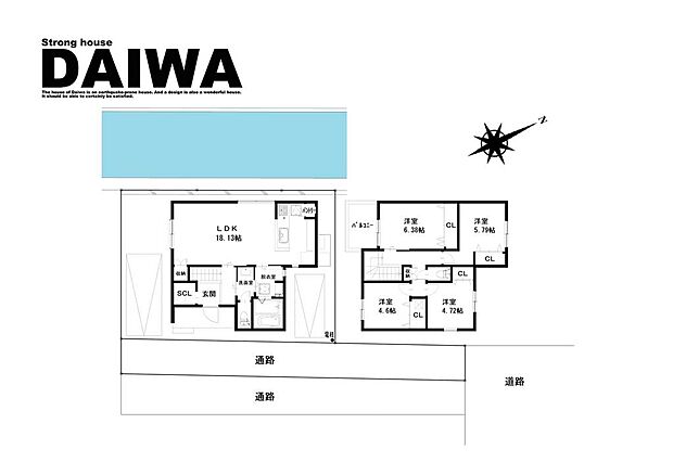 ■間取図■各所に収納スペースを設けており整理整頓しやすい快適なお家！