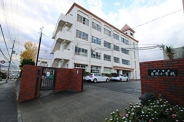 岩岡小学校　約1700ｍ