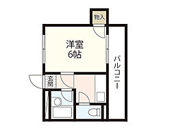 RYOSO　BILD 2階1Kの間取り