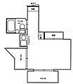 Kマンション6階4.5万円