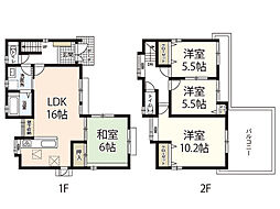 横田邸 4LDKの間取り