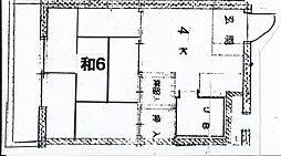 大須ハイツ 1Kの間取図画像