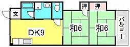 間取図画像 2DK