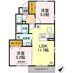 物件の間取り