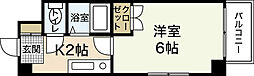 ＡＸＩＳ上幟町 8階1Kの間取り
