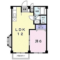 間取図画像 1LDK