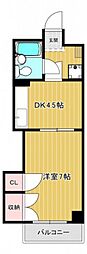 井手ビル 1DKの間取図画像