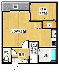 間取図画像 1LDK