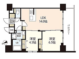 S-RESIDENCE鶴見町altano 2LDKの間取図画像