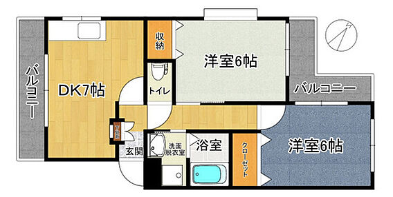 ドミール稲荷町_間取り_0