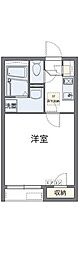 レオネクストプランドール 1Kの間取図画像