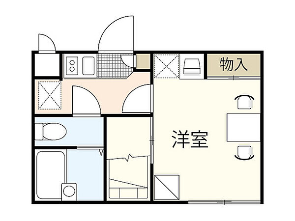 同じ建物の物件間取り写真 - ID:234024398217