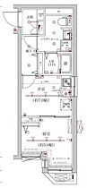 スクエアシティ新蒲田  ｜ 東京都大田区新蒲田2丁目22-4（賃貸マンション1DK・2階・26.87㎡） その2