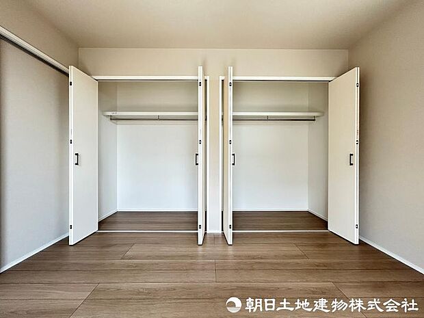 ＜収納＞各洋室にクローゼット収納も完備しています。