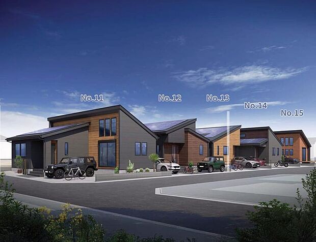 <完成予想イメージパース>ゆったりとした平屋ライフをお楽しみいただけます。