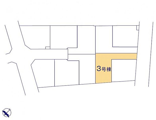 ＜区画図＞全10棟　3号棟