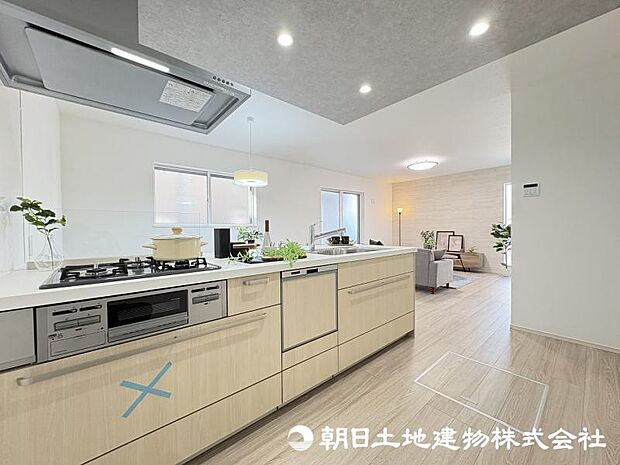 <キッチン>奥様に人気のビルトイン食器洗浄機付です。