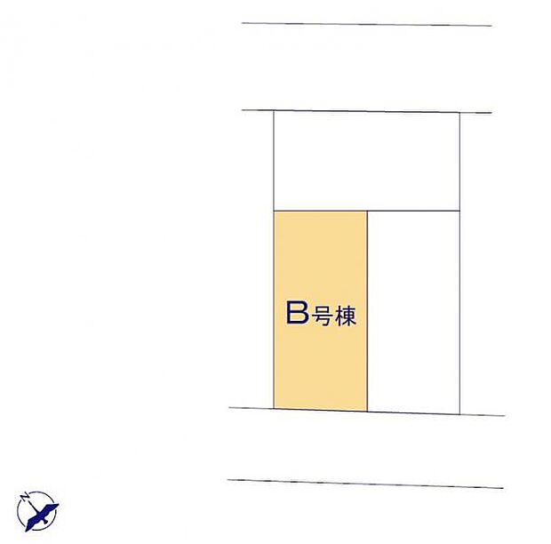 <区画図>全3棟 B号棟