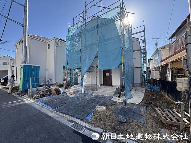 ＜現地＞広々としている土地面積45坪で開放感があります。