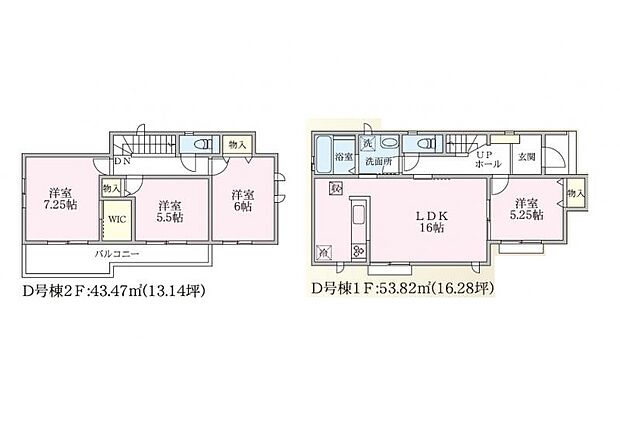 ＜間取図＞全居室東南向きの明るい4ＬＤＫです。