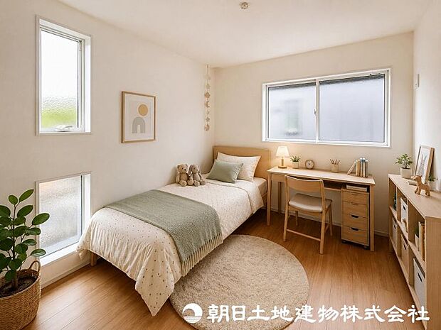 <洋室>2階に4部屋の洋室がありますので、お子様のお部屋も用意できます。