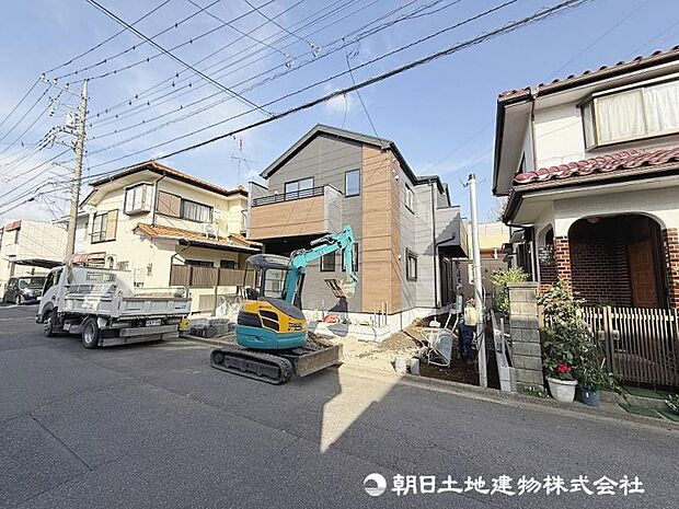 <外観>車通りの少ない、閑静な住宅地です