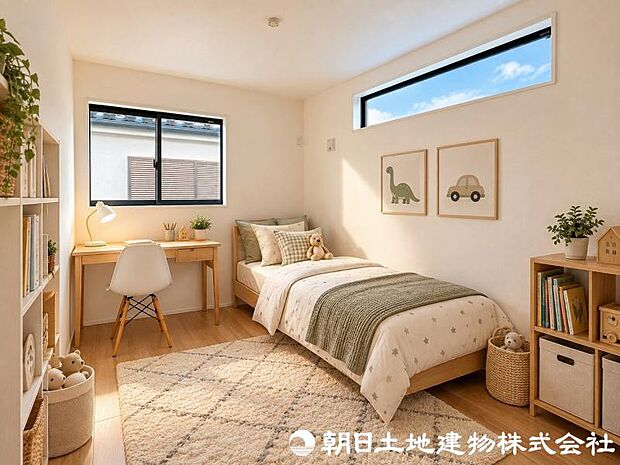 <洋室>お子様のお部屋として最適な4.3帖の洋室です。