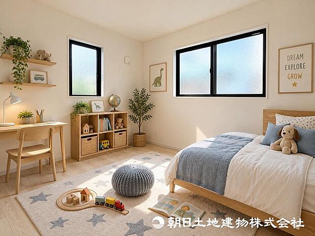 ＜洋室＞2階に4部屋の洋室がありますので、将来のお子様のお部屋も用意できます。