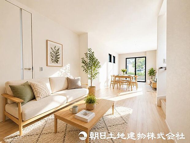 家族が自然と集まるリビングは、毎日の暮らしを心地よく彩る安らぎの空間です。家具の配置やインテリア次第で、お好みの雰囲気にコーディネートできます。