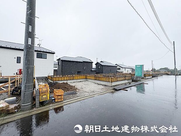 これから基礎工事等の建築工事に入ります。気になる構造部分等のご見学もできる状況でございます。