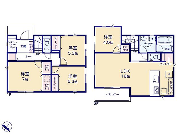 ＜間取図＞