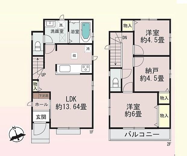 【B号棟間取り図】