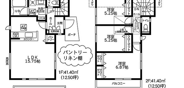 【2号棟間取り図】